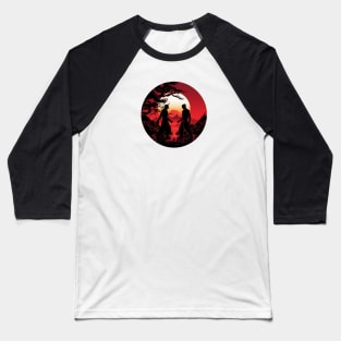 Double Dragon Circular Design Baseball T-Shirt